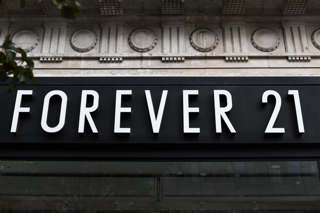 Forever 21 Files For Bankruptcy